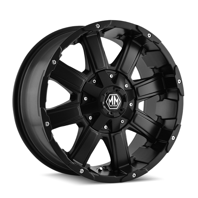 CHAOS 8030 | MATTE BLACK | 20x12 | 8x180 | -44mm