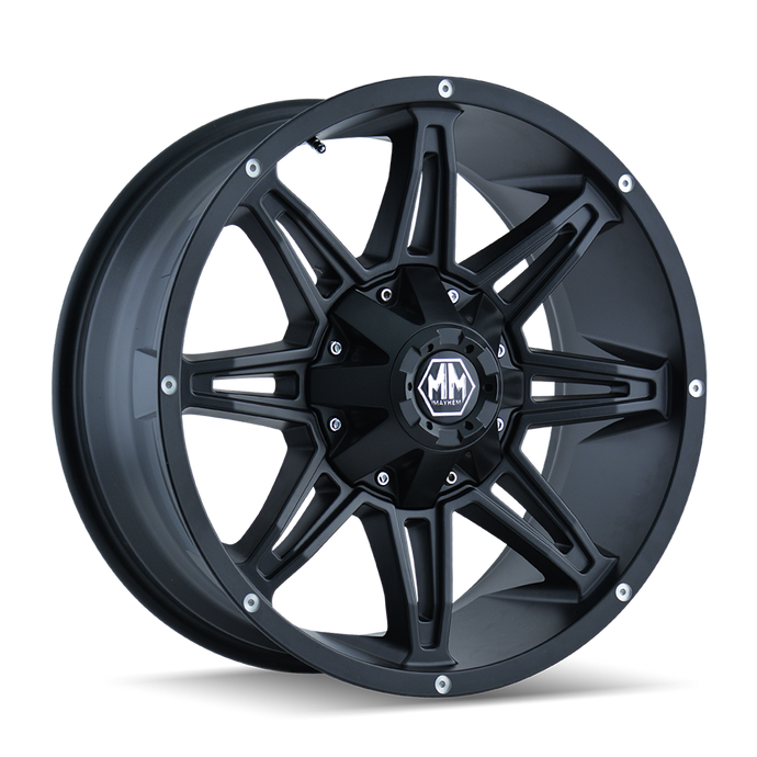 RAMPAGE 8090 | MATTE BLACK | 22x9.5 | 8x165.1/8x170 | -6mm