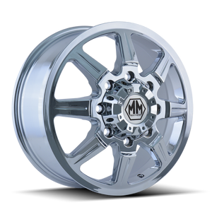 MONSTIR 8101 | FRONT CHROME | 19.5x6.75 | 8x165.1 | +102mm