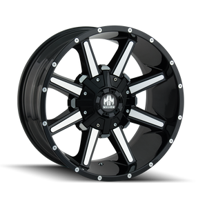 ARSENAL 8104 | BLACK/MACHINED FACE | 22x12 | 6x135/6x139.7 | -44mm