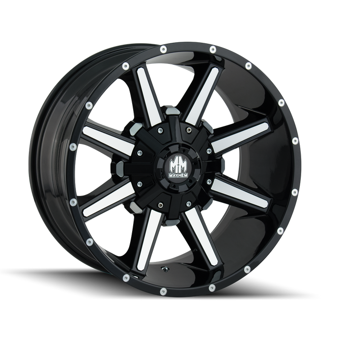 ARSENAL 8104 | BLACK/MACHINED FACE | 17x9 | 8x165.1/8x170 | +18mm