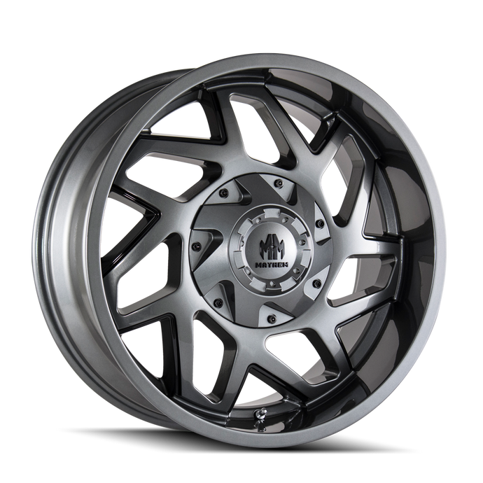 HATCHET 8106 | GLOSS GUNMETAL W/BLACK | 20x9 | 8x180 | +18mm