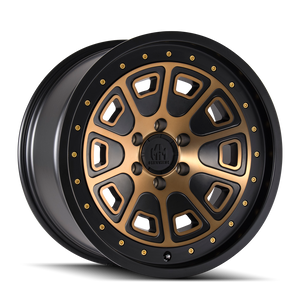 FLAT IRON 8301 | MATTE BLACK W/BRONZE TINT | 20x9 | 6x139.7 | 0mm