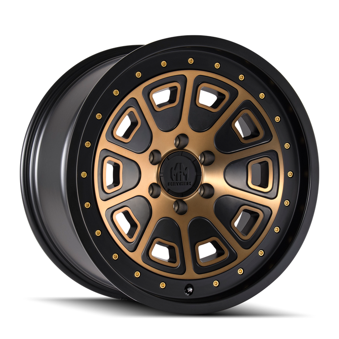 FLAT IRON 8301 | MATTE BLACK W/BRONZE TINT | 20x9 | 6x139.7 | 0mm