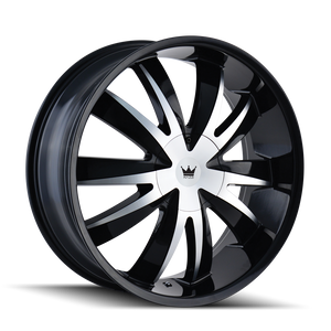 EDGE 337 | BLACK/MACHINED | 22x8.5 | 5x108/5x114.3 | +35