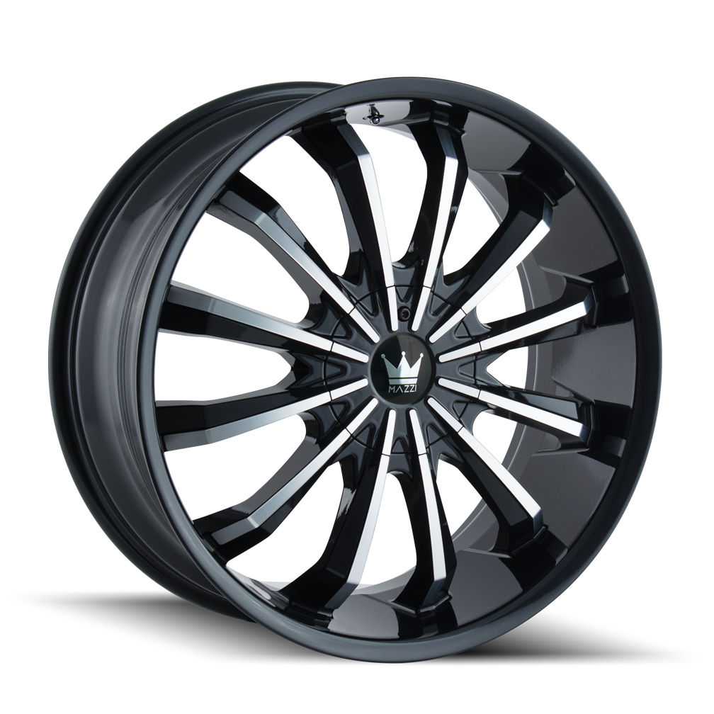 FUSION 341 | BLACK/MACHINED | 22x9.5 | 5x115/5x120 | +18 – Mountain ...