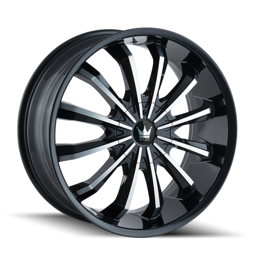 FUSION 341 | BLACK/MACHINED | 18x7.5 | 5x100/5x105 | +40