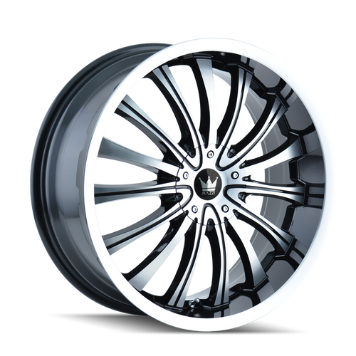 HYPE 351 | BLACK/MACHINED | 18x7.5 | 5x105/5x115 | +40