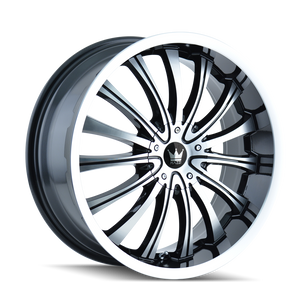 HYPE 351 | BLACK/MACHINED | 18x7.5 | 5x105/5x115 | +40