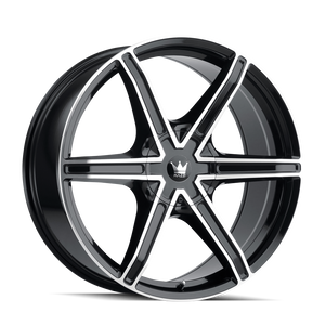 STILTS 371 | BLACK/MACHINED | 18x8 | 5x108/5x114.3 | +35