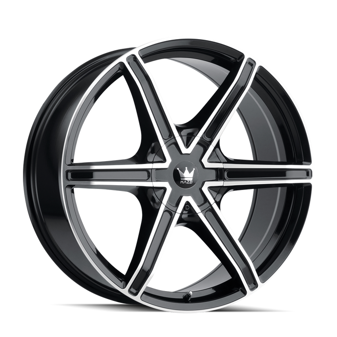 STILTS 371 | BLACK/MACHINED | 18x8 | 5x108/5x114.3 | +35