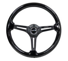 NRG 3" DEEP DISH WITH SLITS WOOD GRAIN