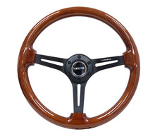 NRG 3" DEEP DISH WITH SLITS WOOD GRAIN
