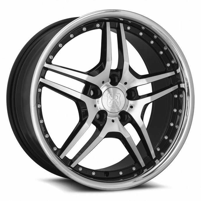 RW2 | Black Chrome Lip | 19x8.5 | 5x112/5x120.7