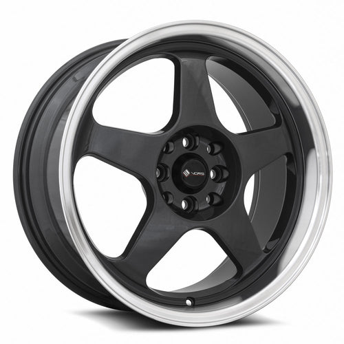 SP1 | Hyper Black Machine Lip | 15x9 | 4x114.3/4x100 | +20mm