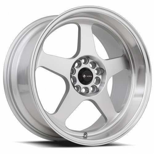 SP1 | Silver Machine Face Lip | 18x8 | 5x108 | +35mm