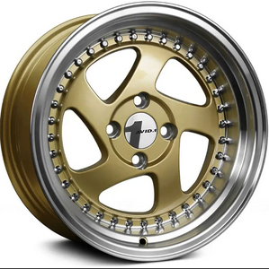 AV-19 | GOLD/POLISHED LIP | 15x8.0 | +25MM | 4x100