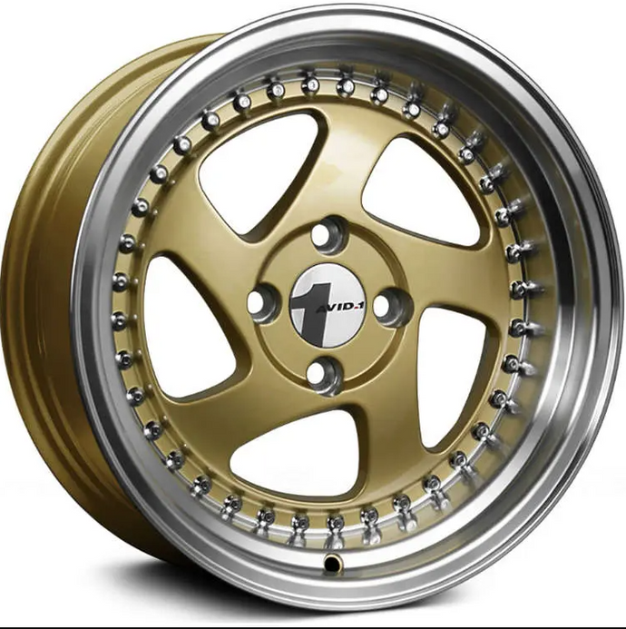 AV-19 | GOLD/POLISHED LIP | 15x8.0 | +25MM | 4x100