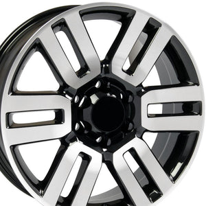 TY10 | Black Machined | 20x7 | 6x139.7 | +15mm