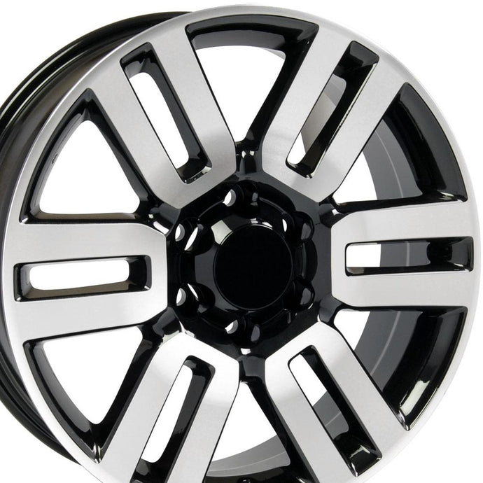 TY10 | Black Machined | 20x7 | 6x139.7 | +15mm