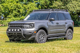 Oval Nerf Step | Crew Cab | Black | Ford Bronco Sport 4WD (21-22)