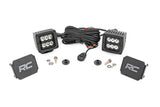 LED Light | Ditch Mount | 2" Black Pair | Spot Pattern | Ford Bronco (21-22)