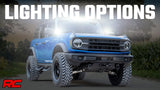 LED Light | Upper Windshield | 40" Black Single Row | Ford Bronco (21-22)