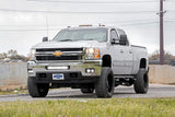 LED Light | Fog Mount | Dual 2" Black Pair | Chevy Silverado 2500 HD/3500 HD (11-14)