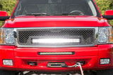 Mesh Grille | 30" Dual Row LED | Black | Chevy Silverado 1500 (07-13)
