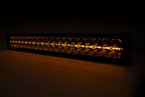 Chrome Series LED Light | 20 Inch | Dual Row | Amber DRL