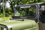 LED Light | Hood Mount | 30" Black Single Row | Mahindra Roxor (19-21)