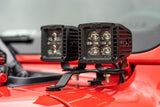 Jeep Quad LED Light Pod Kit  - Black Series w/ Amber DRL (18-21 JL / 20-21 Gladiator)