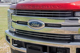 LED Light | Grille Mount | 8" Black Pair | Ford Super Duty (17-19)