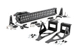 LED Light | Bumper Mount | 2" Black Dual Row | Ford Super Duty (05-07)