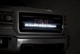 LED Light | Behind Grille Mount | 30" Black Single Row | Chevy/GMC 1500 (14-18)