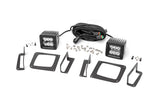 LED Light | Fog Mount | 2" Black Pair | GMC Sierra 1500 (14-15)