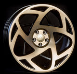 JNC047 | MATTE BLACK MACHINE BRONZE FACE | 18x9.5 | 5x112 | +35mm | CB: 66.66