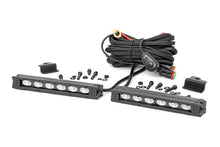 LED Light | Bumper Mount | 6" Black Slimline Pair | Honda Foreman/Rancher (19-21)