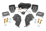 LED Light | Cage Mount | 2" Black Pair | White DRL | Honda Talon (19-21)