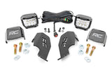 LED Light | Cage Mount | 2" Chrome Pair | Wide Angle | Honda Talon (19-21)