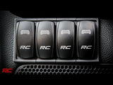 Rocker Switch | 2x1 with Logo | Blue Back Light