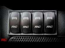 Rocker Switch | 2x1 with Logo | Blue Back Light