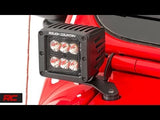 LED Light | Hinge Mnt | 2" Black Pair | Jeep Gladiator JT (20-22)/Wrangler JL (18-22)