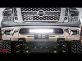 LED Light | Bumper Mnt | 20" Black Dual Row | Nissan Titan XD (16-21)