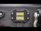Black Series LED Light Pair | 2 Inch | Spot | Flush Mount