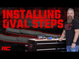 Oval Nerf Step | Crew Cab | Black | Ford F-150 2WD/4WD (2015-2022)