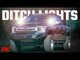 LED Light Pair | Ditch Mnt | 2" Black DRL | Ford F-150 (15-22)