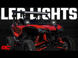 LED Light | Cage Mount | 2" Black Pair | Amber DRL | Honda Talon (19-21)