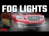 LED Light | Fog Mount | 2" Black Pair | SAE | Subaru Outback (15-19)
