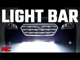 LED Light | Bumper Mount | 30" Chrome Dual Row | White DRL | Subaru Outback (15-19)